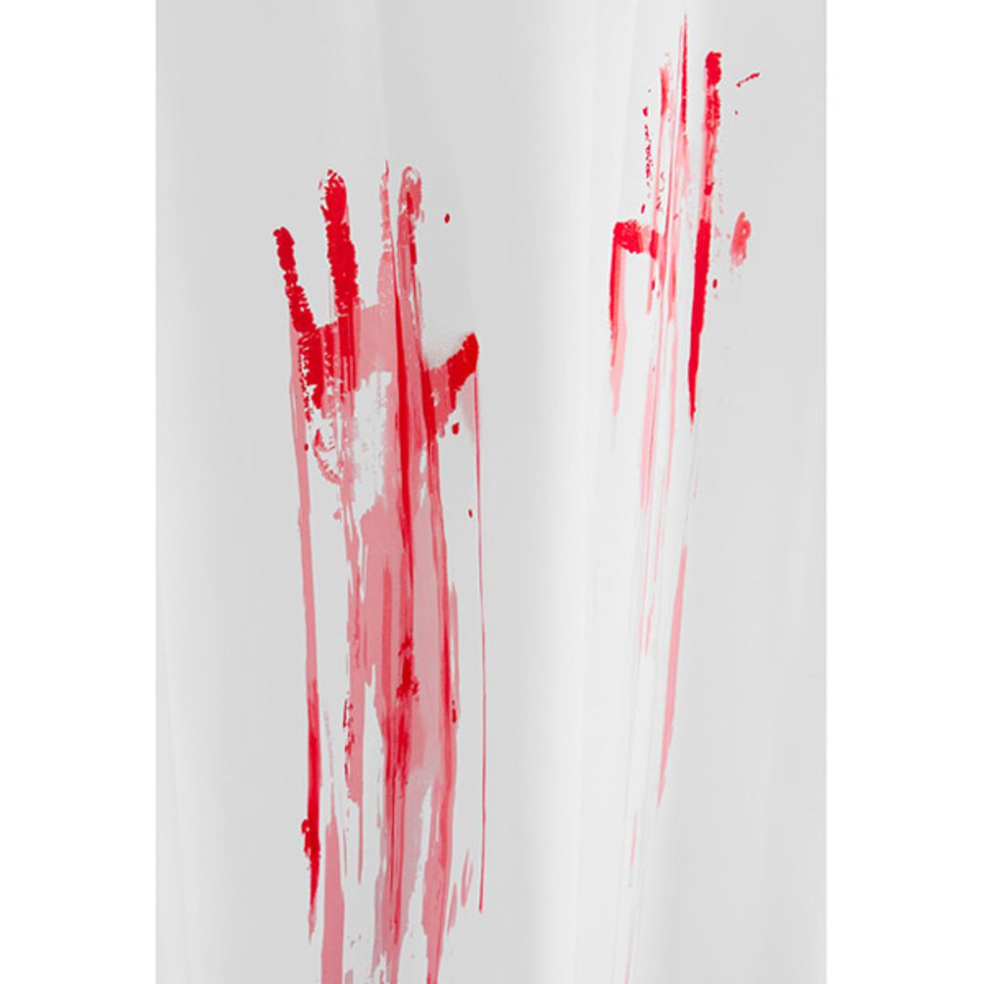 Кровавая занавеска для ванной Кровавая занавеска для ванной