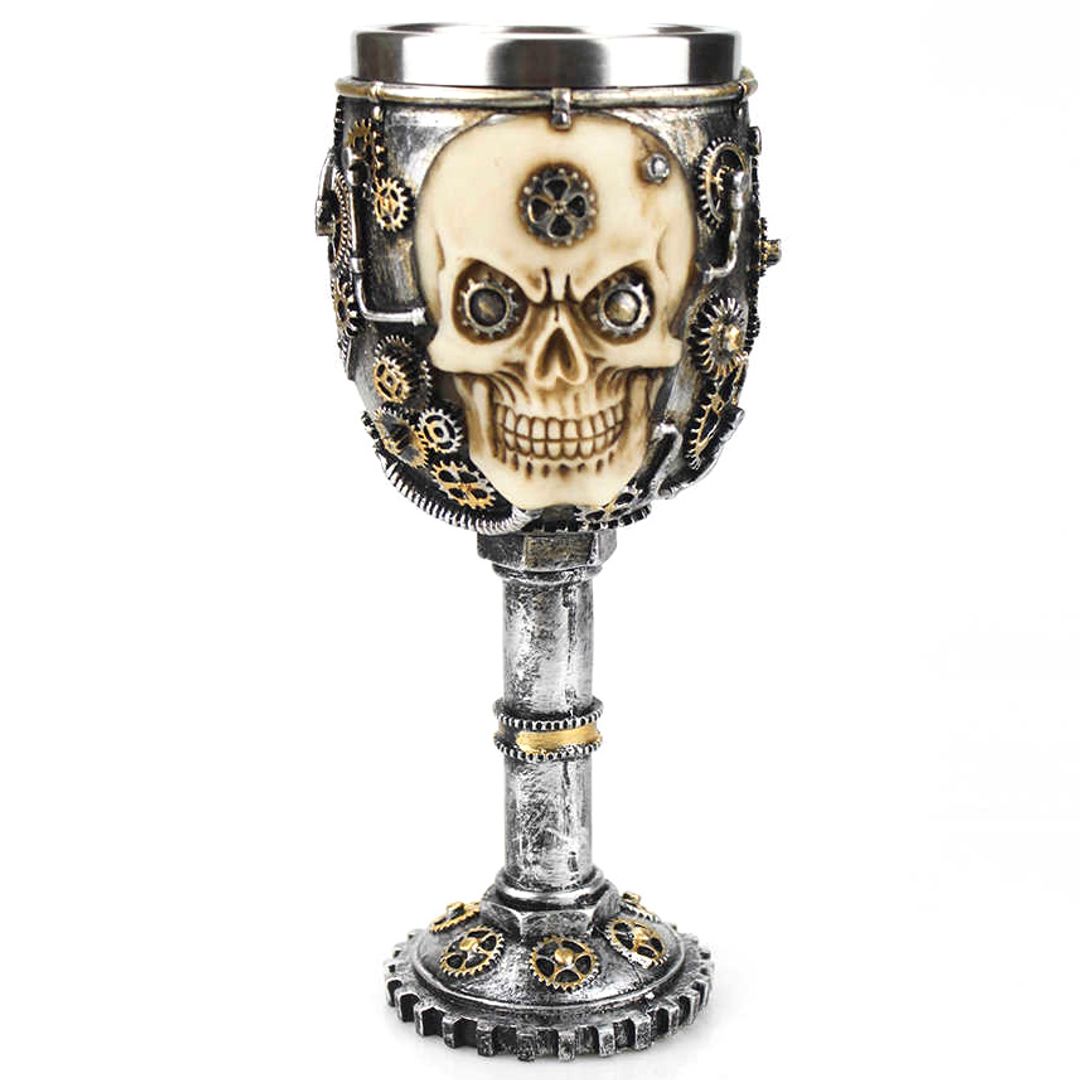 Бокал Череп с шестеренками Бокал Череп с шестеренками