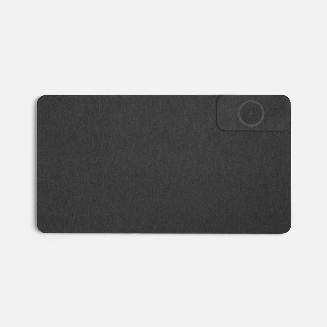 Складной стол для ноутбука с беспроводной зарядкой Kickstand Table (серый)