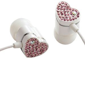 Наушники Сердечки Белые