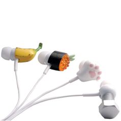 Crazy Earphones Наушники Кошачьи лапки