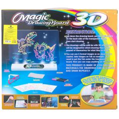 Магическая 3D доска для рисования Magic 3D Board Динозавры