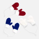 Подвеска на елку Вьюжка (варежки, синий)