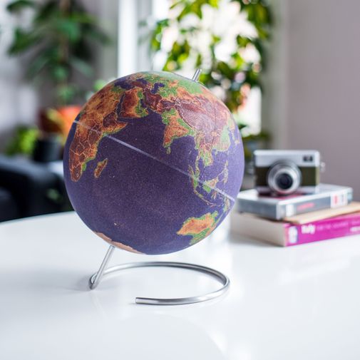 Пробковый мини-глобус Mini Cork Globe цветной