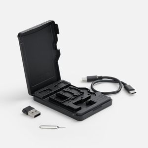 Футляр для карт памяти и SIM-карт Multitask (черный) Футляр для карт памяти и SIM-карт Multitask (черный)