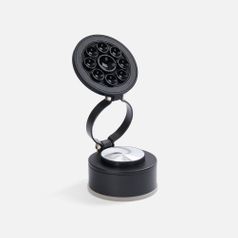 Вакуумная магнитная подставка airFix (черный с серым)