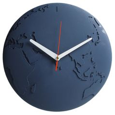 Часы настенные World Wide Waste (Темно-синий)