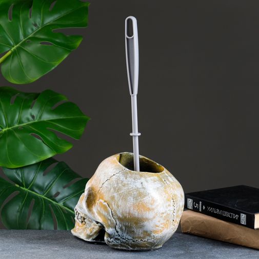 Ёршик для туалета Череп