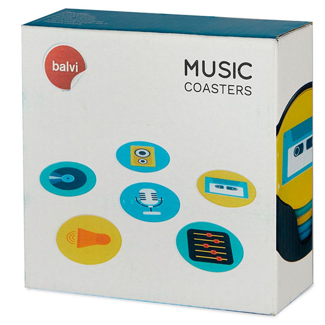 Подставки под стаканы Music (6 шт.) Подставки под стаканы Music (6 шт.)