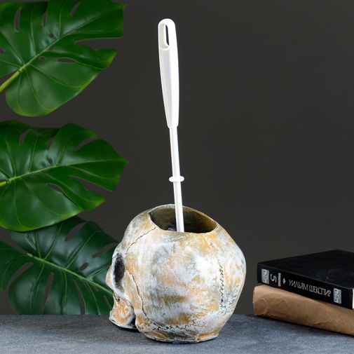 Ёршик для туалета Череп