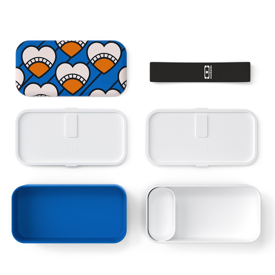 Ланч-бокс Monbento Original (Heart Blue) Ланч-бокс Monbento Original (Heart Blue)