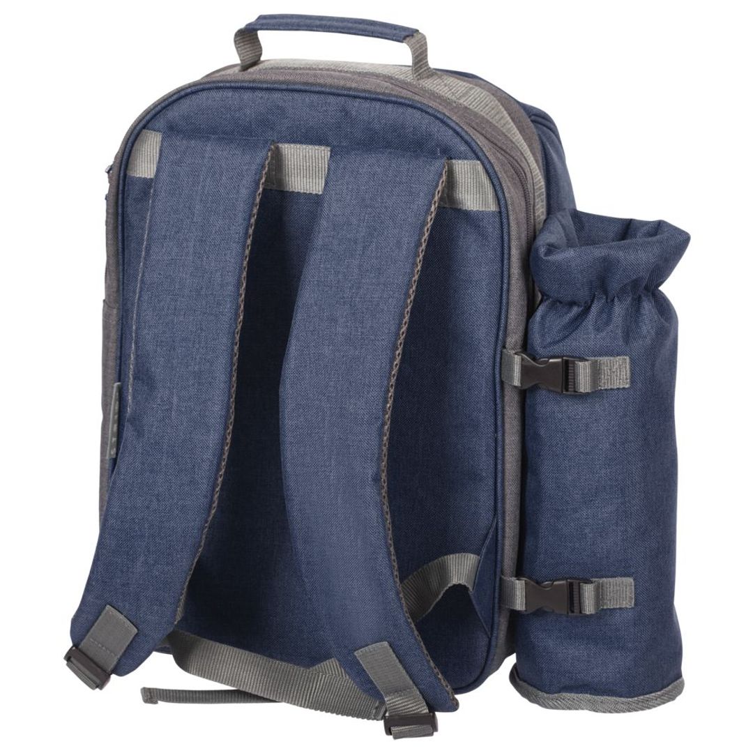 Набор для пикника Fridag на 2 персоны (темно-синий с серым)