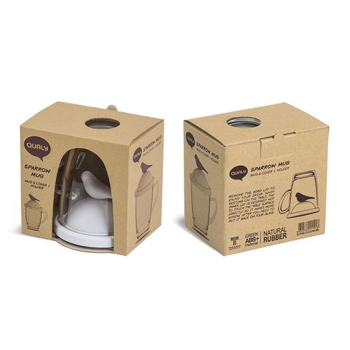 Чашка с крышкой Sparrow (Белый)