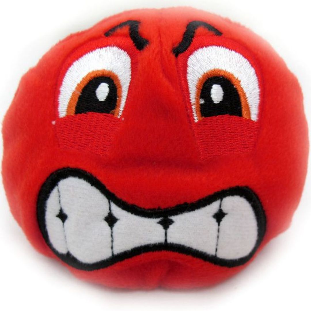Игрушка Смайлик красный