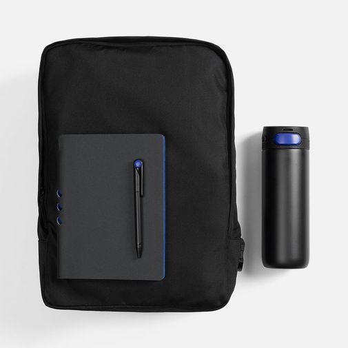 Подарочный набор Flexpen Travel (черный с синим)