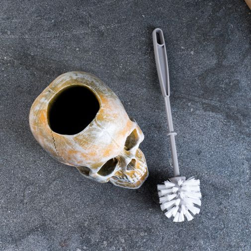 Ёршик для туалета Череп