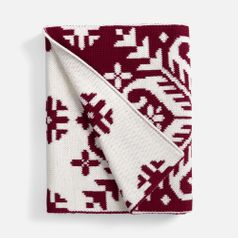 Шарф Wintertude L (красный с белым)