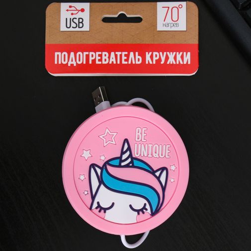 USB Подогреватель для чашки Единорог