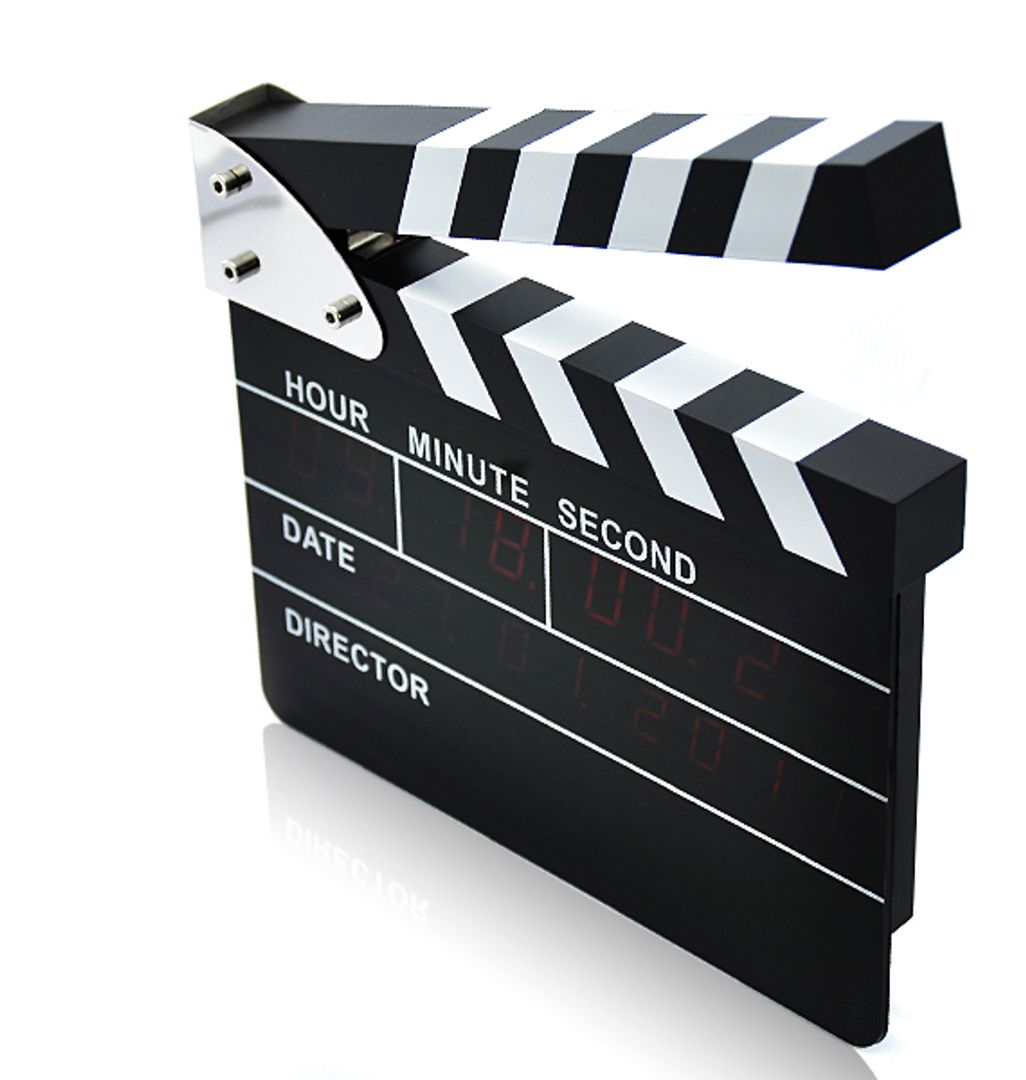 Часы Режиссерская хлопушка Часы Режиссерская хлопушка