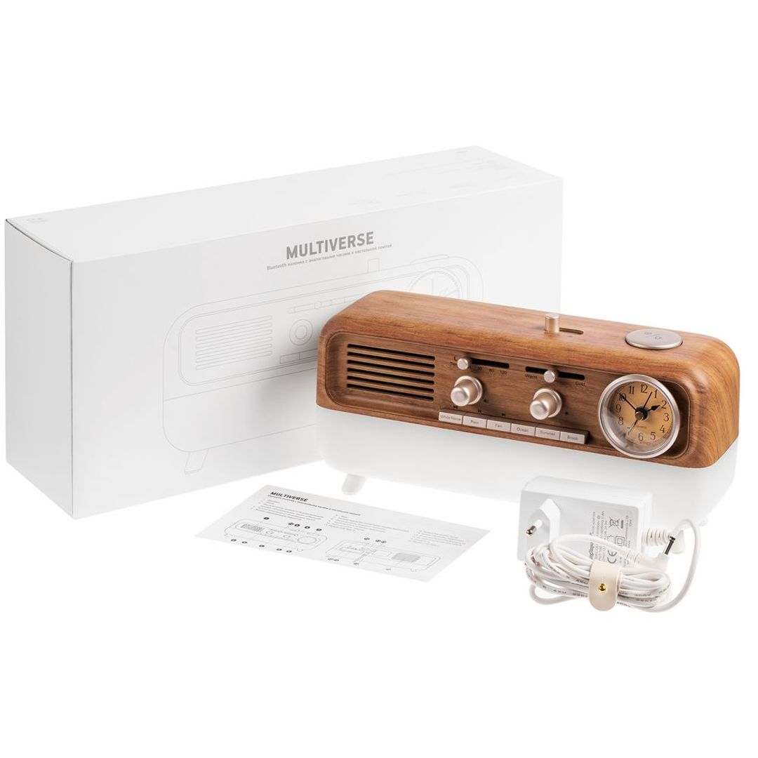 Ретро Bluetooth-колонка с часами и подсветкой Multiverse Ретро Bluetooth-колонка с часами и подсветкой Multiverse