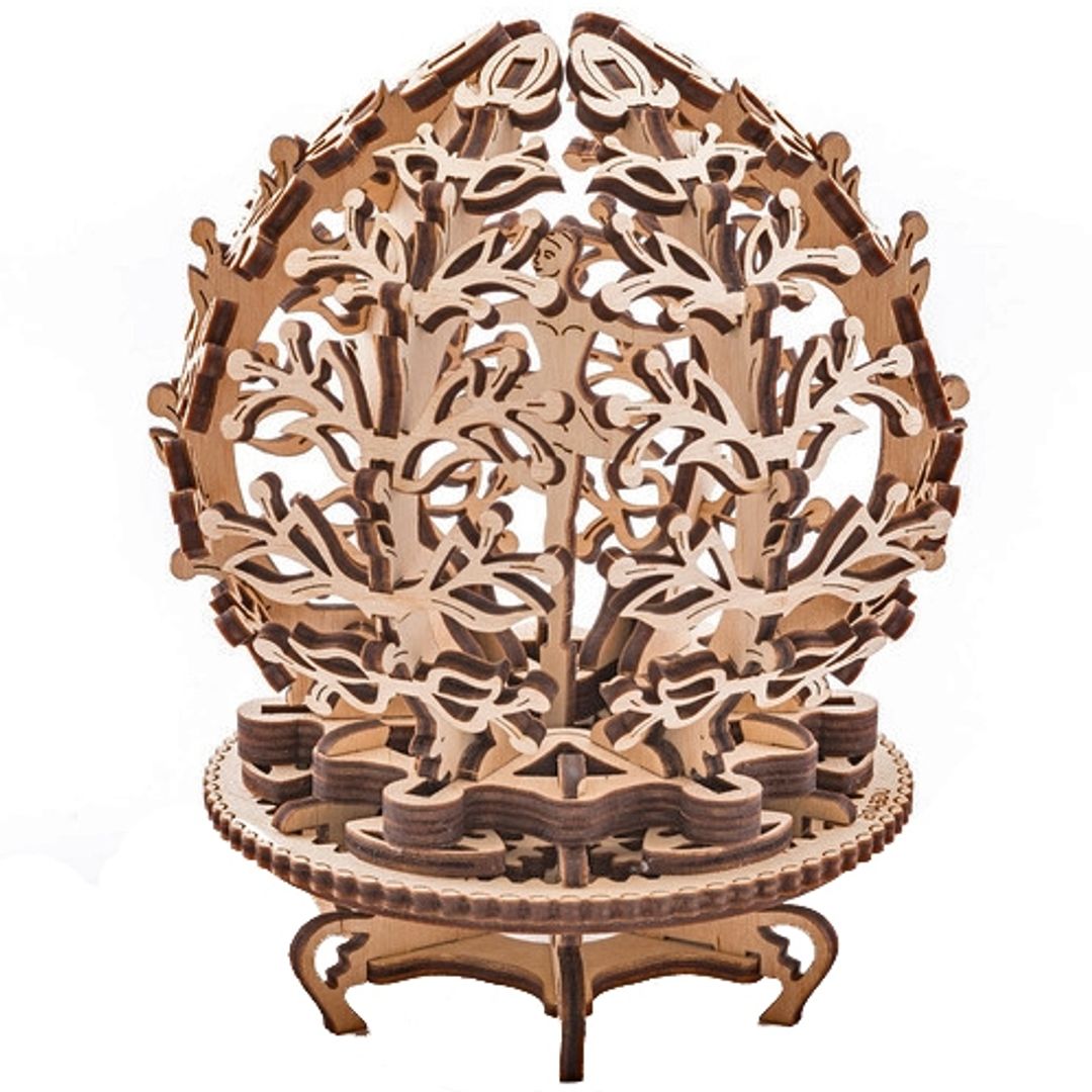 Механический 3D Пазл Ugears Цветок В собранном виде