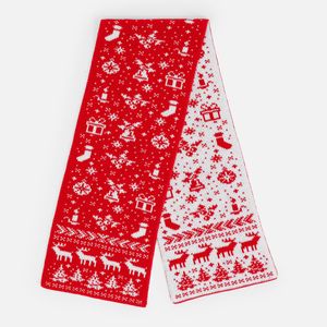 Шарф Holidale (красный с молочным) Шарф Holidale (красный с молочным)