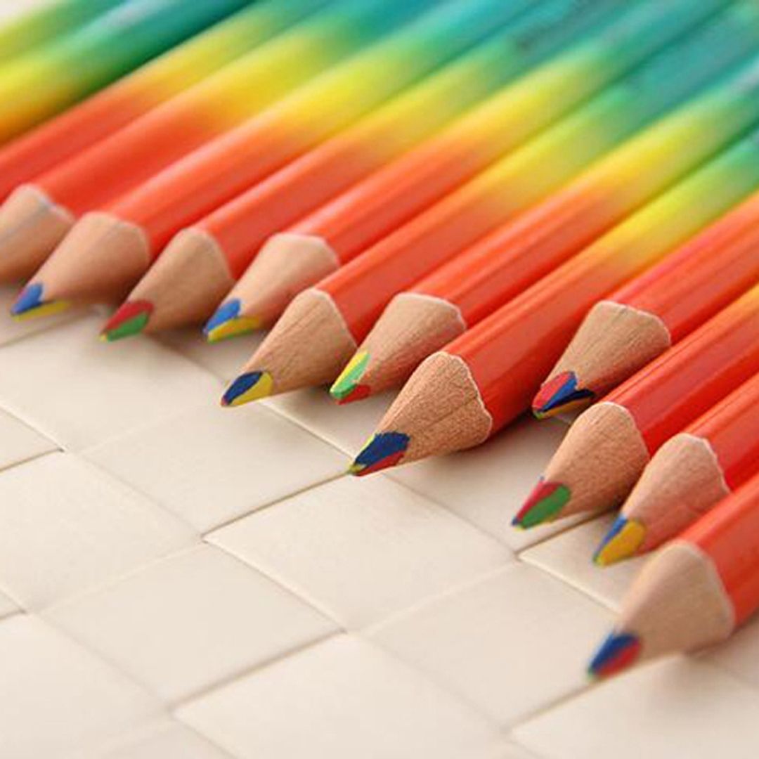 Многоцветный карандаш Радуга Rainbow 4 цвета в 1 Многоцветный карандаш Радуга Rainbow 4 цвета в 1