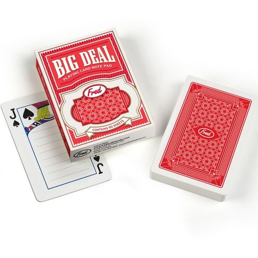 Блокнот Игральные карты Big Deal С упаковкой