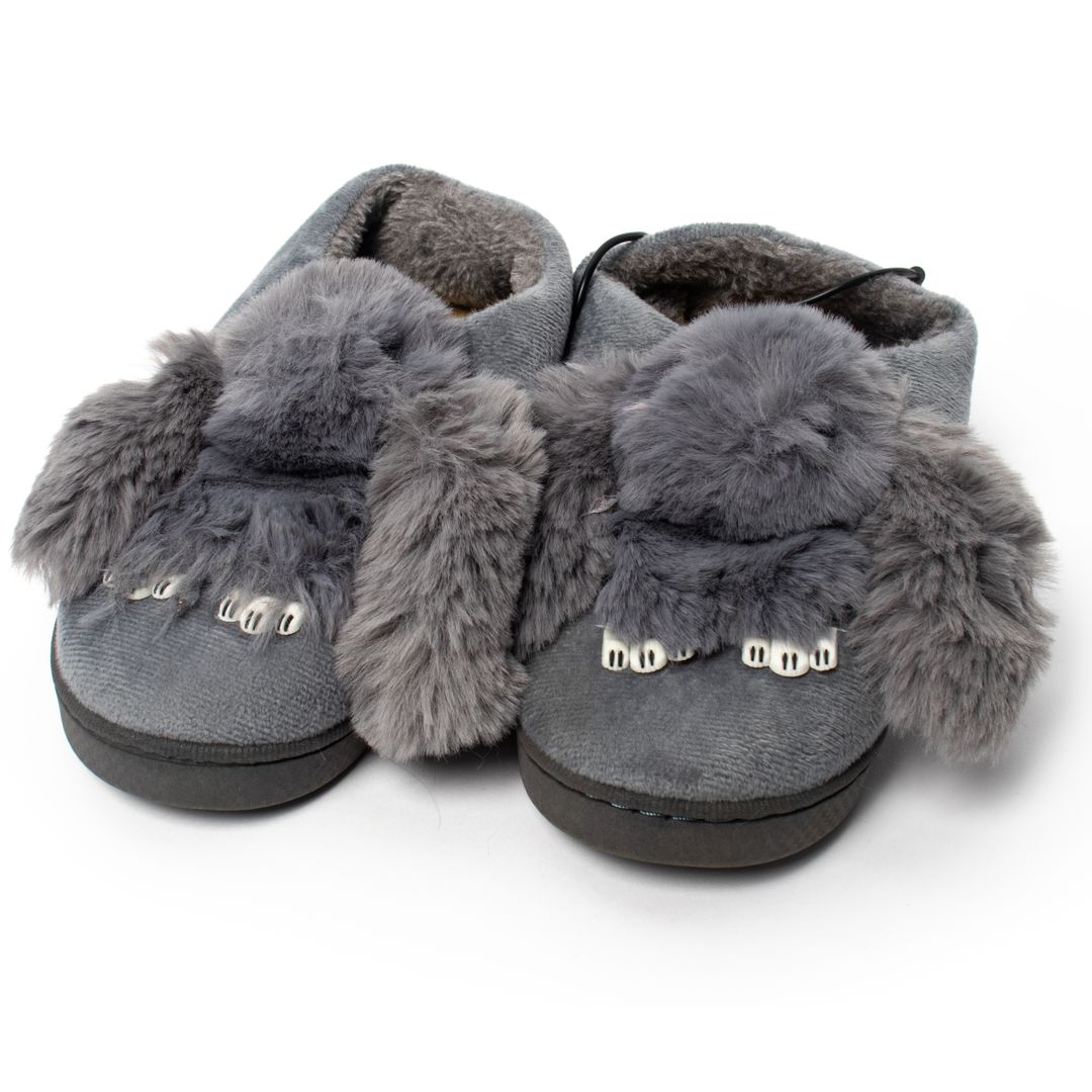 Тапочки с подогревом от USB Серые кролики Тапочки с подогревом от USB Серые кролики