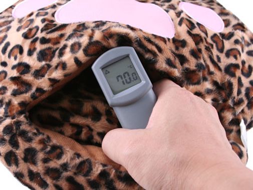 Тапок с подогревом от USB Лапа Леопарда