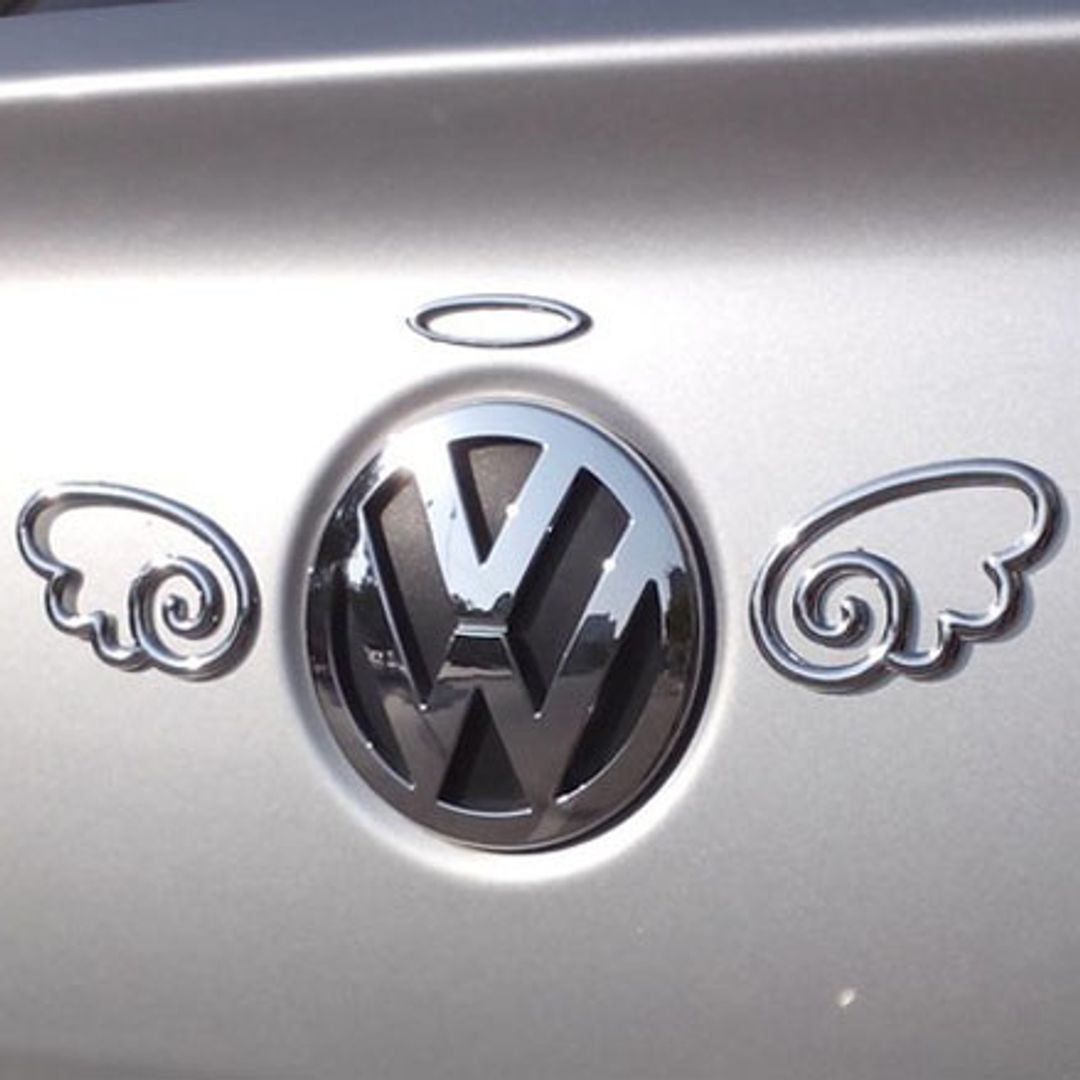 Наклейка на эмблему авто Ангел Наклейка на эмблему авто Ангел