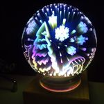 USB Ночник Магический шар Олень Отзыв USB Ночник Магический шар Олень Отзыв