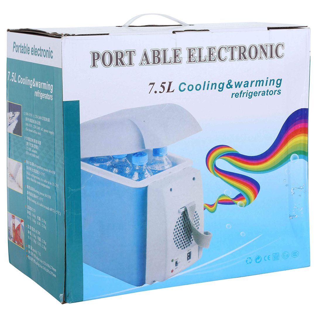 Холодильник с функцией подогрева для авто (7,5 л, 12В)