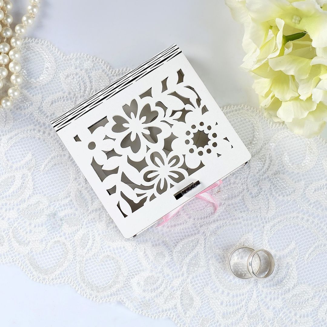 Шкатулка под кольца Цветочная Шкатулка под кольца Цветочная