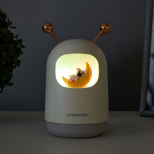 Ночник с увлажнителем Собачка на луне Ночник с увлажнителем Собачка на луне