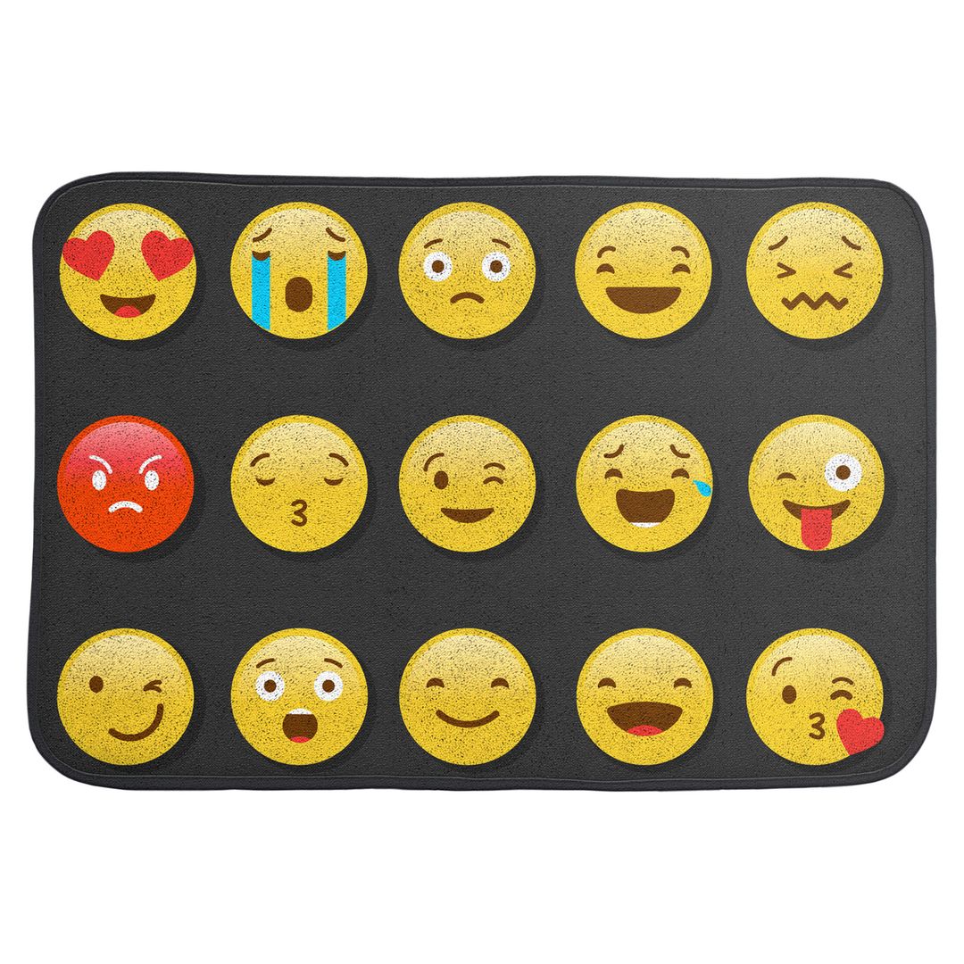 Коврик для входной двери Emoji