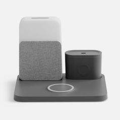 Зарядная станция с часами и подсветкой Large Charge ver.2 (серый)