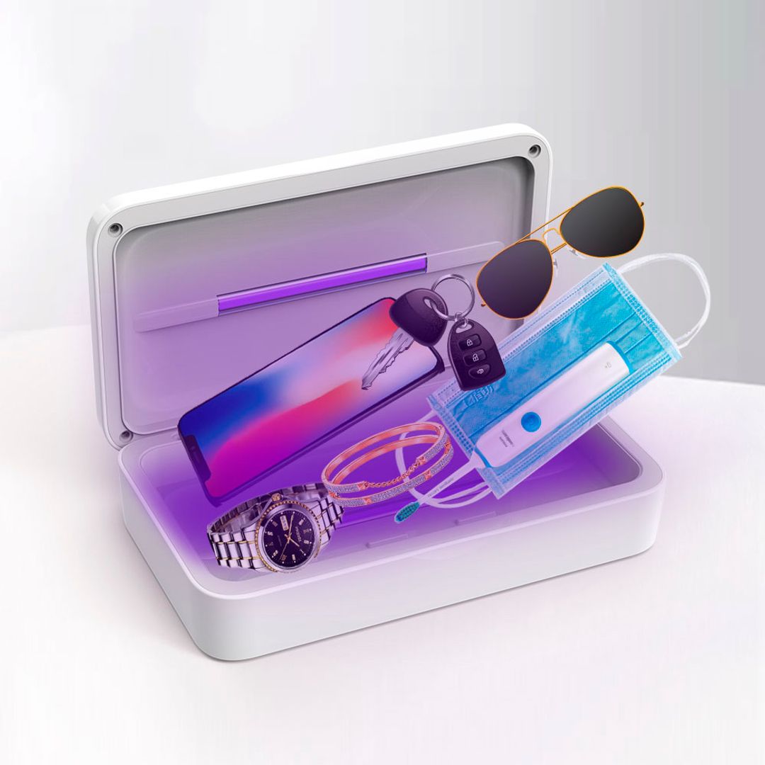 Стерилизатор для смартфона с беспроводной зарядкой UV Sterilizer