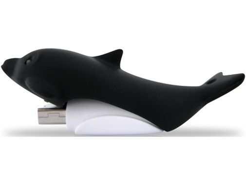 Флешка Дельфин Черный 8 Гб Флешка Дельфин Черный 8 Гб
