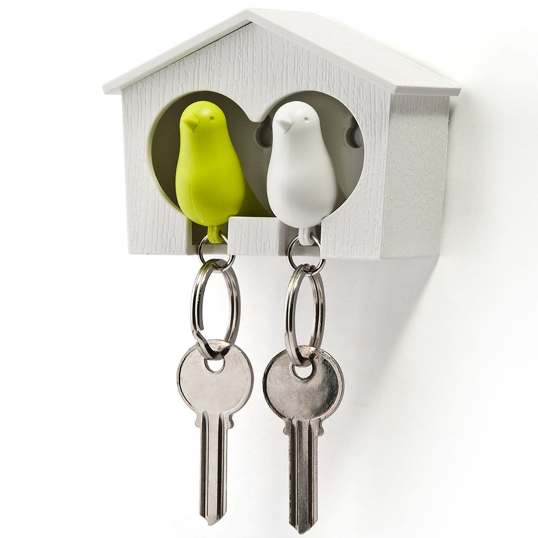 Держатель для ключей Duo Sparrow (Белый/зеленый) Держатель для ключей Duo Sparrow (Белый/зеленый)