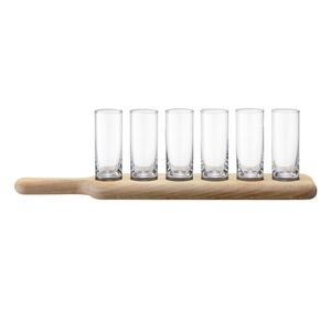 Набор стопок на деревянной подставке Paddle (6 шт)