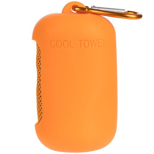 Охлаждающее полотенце Narvik в силиконовом чехле (оранжевый) Охлаждающее полотенце Narvik в силиконовом чехле (оранжевый)