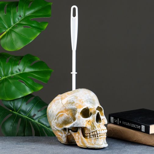 Ёршик для туалета Череп