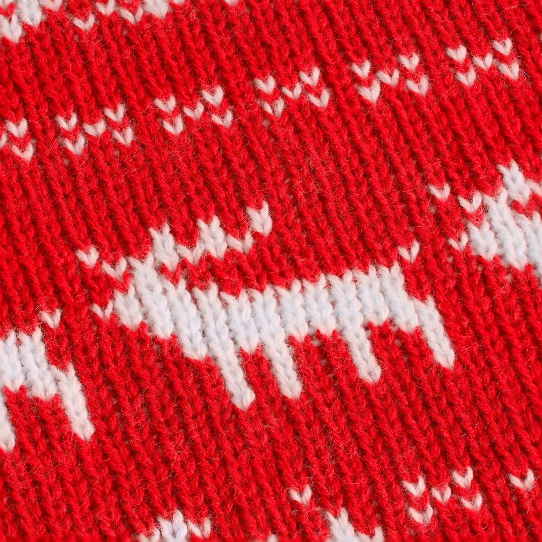 Плед Holidale (красный с молочным) Плед Holidale (красный с молочным)