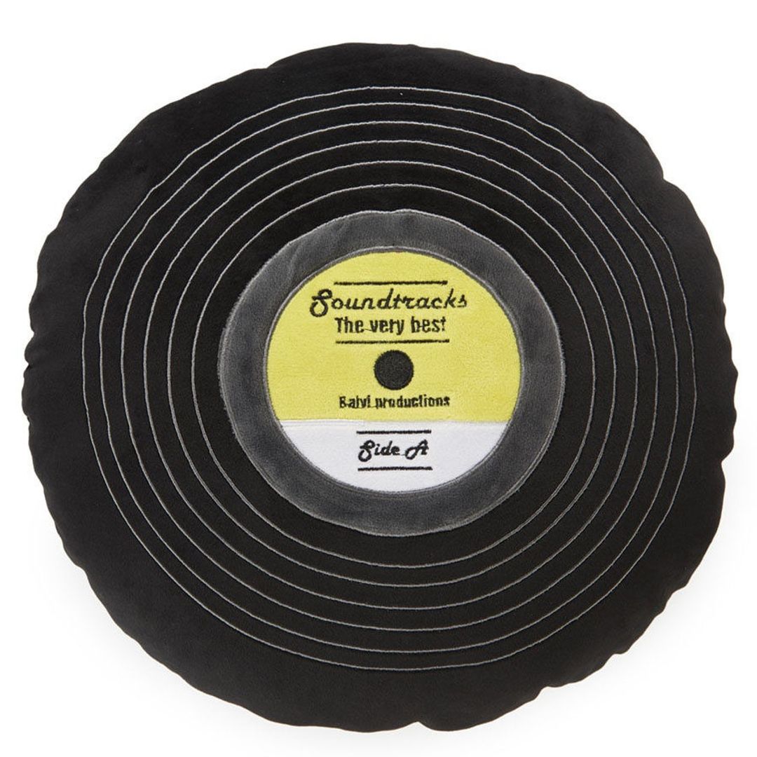 Подушка диванная Виниловая пластинка Soundtracks