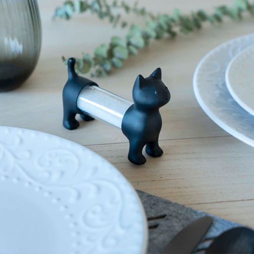 Емкость для соли, перца или зубочисток Cat Емкость для соли, перца или зубочисток Cat