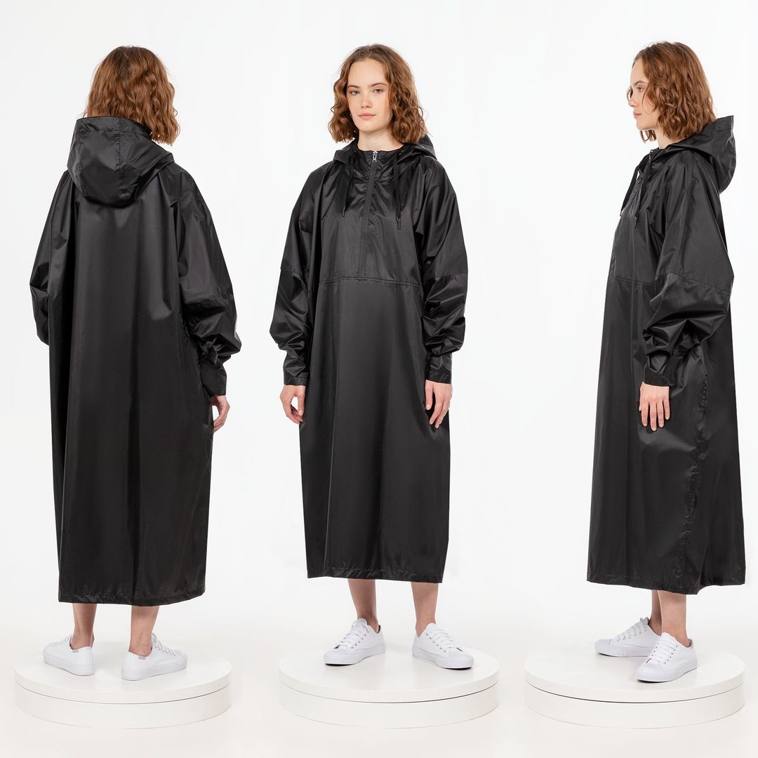 Дождевик-анорак R1 (Черный) Дождевик-анорак R1 (Черный)