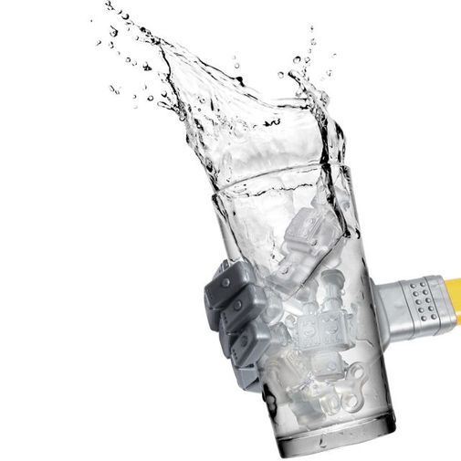 Форма для льда Робот Chill Bots Льдинки в стакане Форма для льда Робот Chill Bots Льдинки в стакане