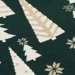 Плед из хлопка с новогодним рисунком Whitewood из коллекции New Year Essential, 130x180 см