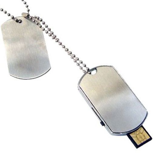 Флешка Армейский жетон 8 Гб В сравнении с настоящим жетоном